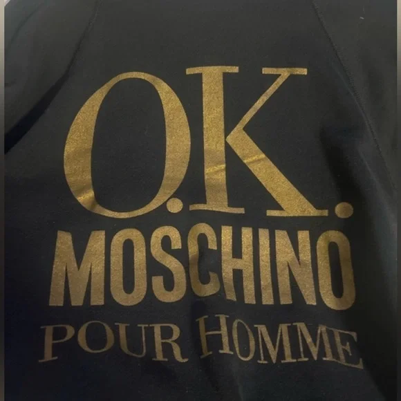 MOSCHINO Pour Homme OK crewneck